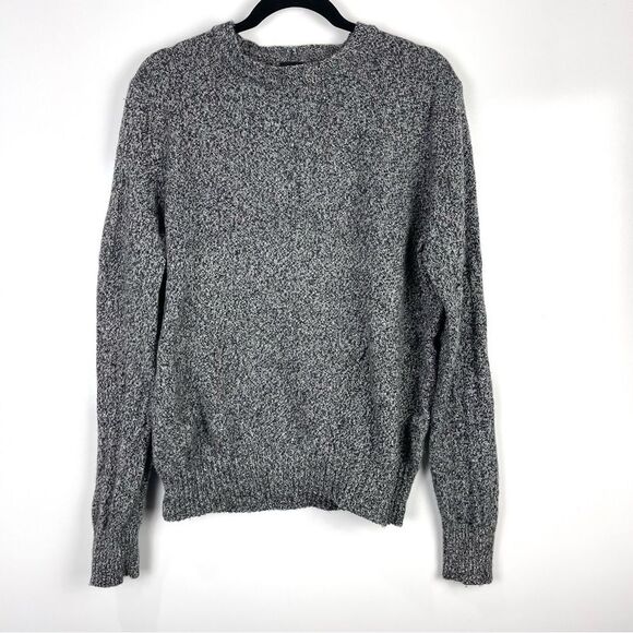 J. Crew Rugged Merino Wool Heather Crewneck Sweater Long Sleeve Men's Large - Picture 1 of 8